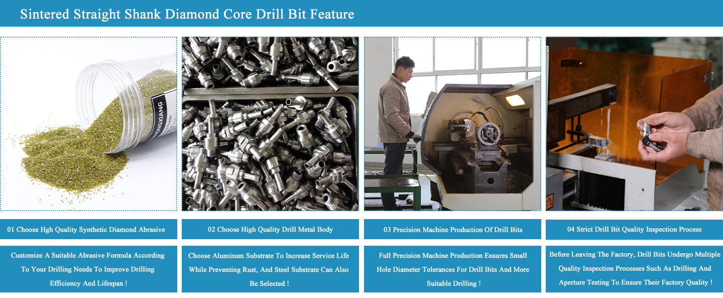 Straight Shank Diamond Core Drill Bit 02